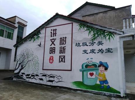 融安墙绘是现在流行的墙体广告