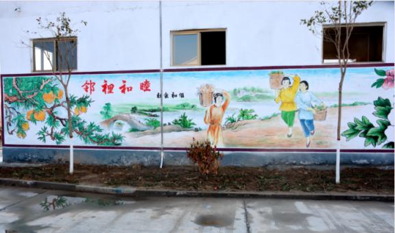 融安乡镇文化墙 乡风文明焕发新活力
