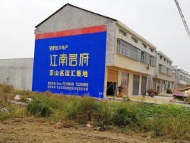融安农村墙体广告在不同形式上面展现的不同特色
