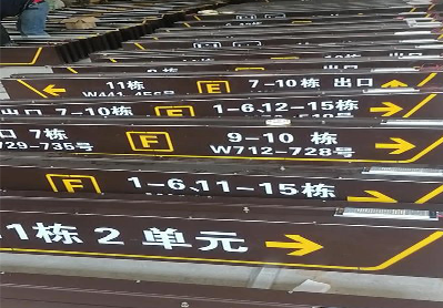 融安广告标识中，常见的几种安装方式。