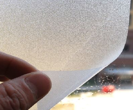 融安玻璃门外面粘广告用什么材料好？